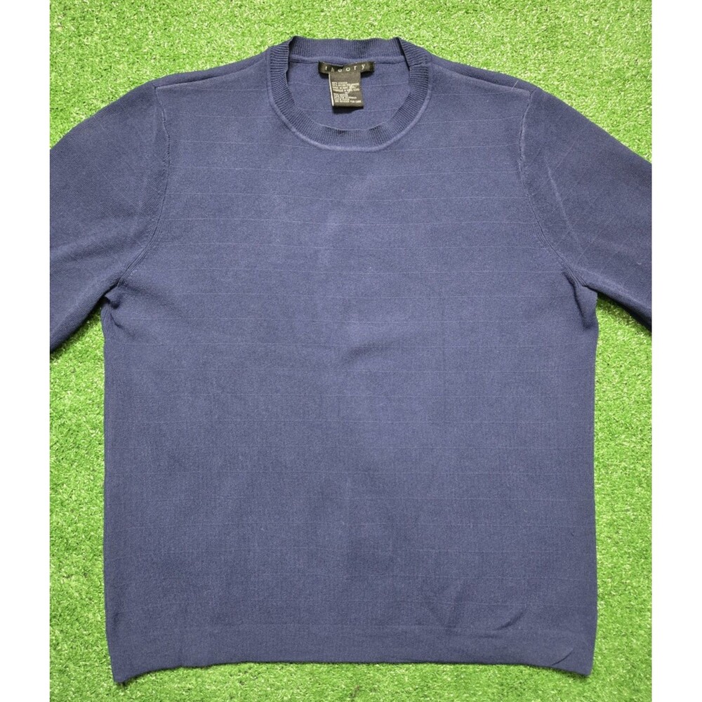 Theory Visose Blend Sweater Navy Pullover (Men's Medium) #10189903